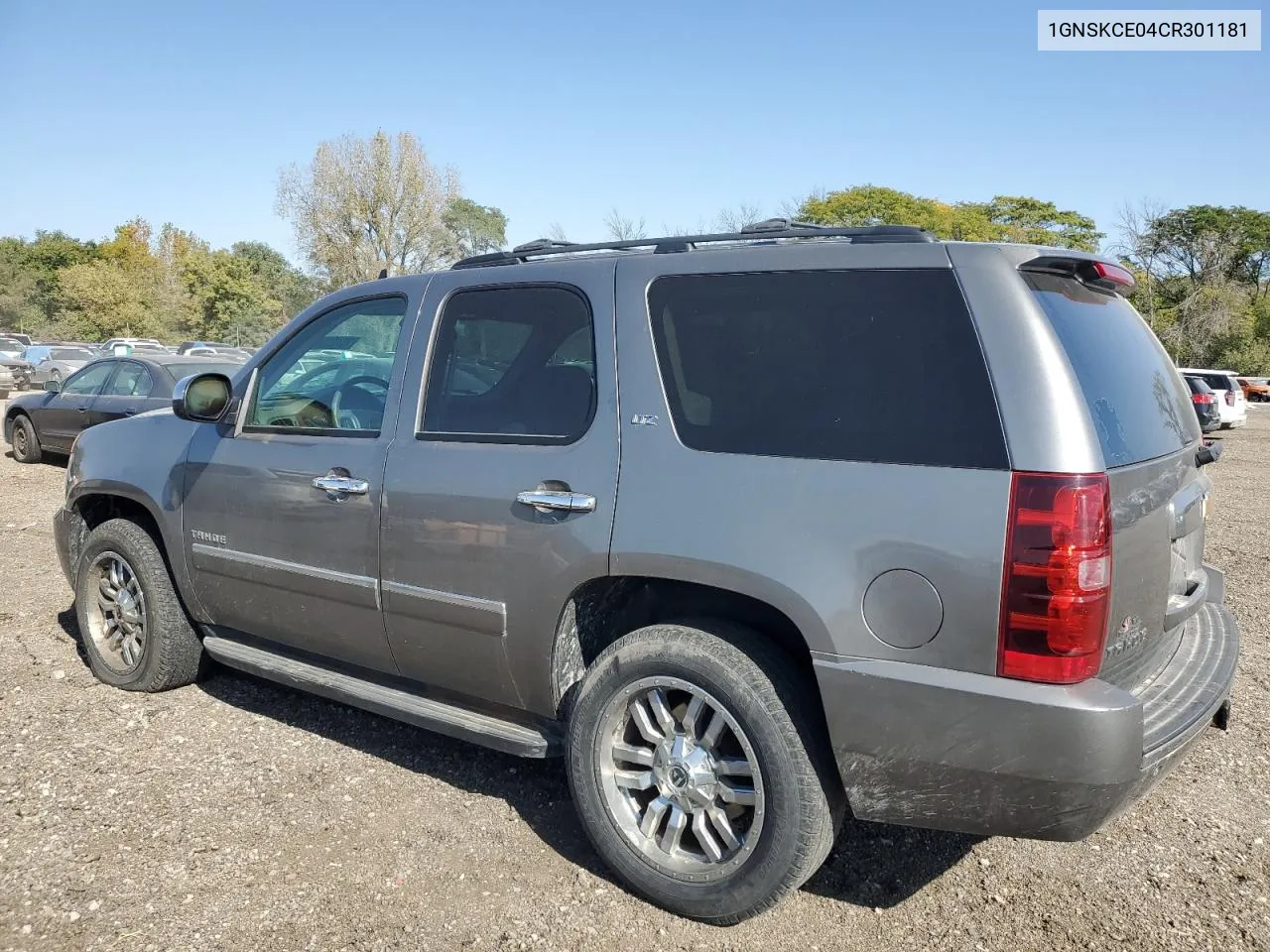 2012 Chevrolet Tahoe K1500 Ltz VIN: 1GNSKCE04CR301181 Lot: 75123654