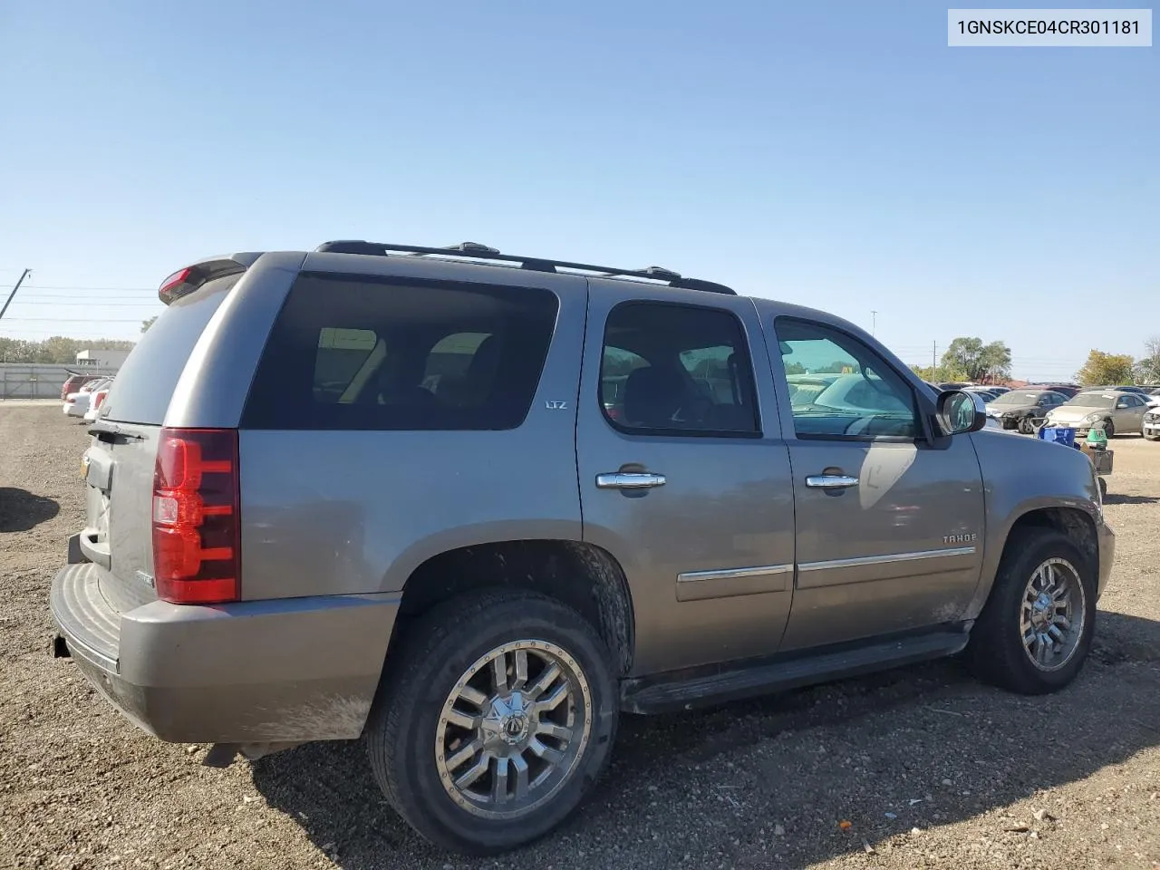 2012 Chevrolet Tahoe K1500 Ltz VIN: 1GNSKCE04CR301181 Lot: 75123654