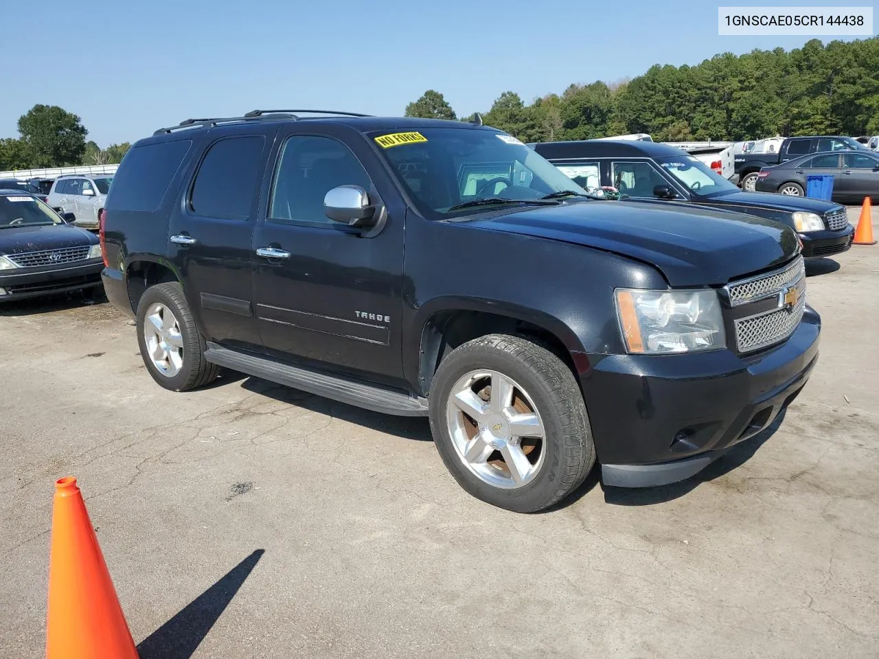 2012 Chevrolet Tahoe C1500 Ls VIN: 1GNSCAE05CR144438 Lot: 75524844