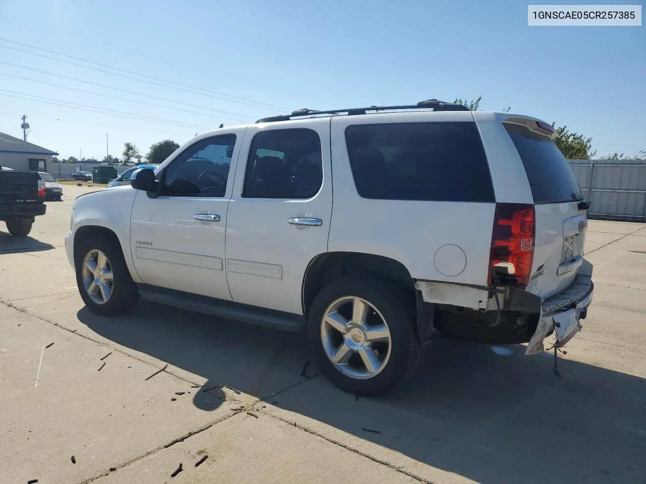 2012 Chevrolet Tahoe C1500 Ls VIN: 1GNSCAE05CR257385 Lot: 76826464