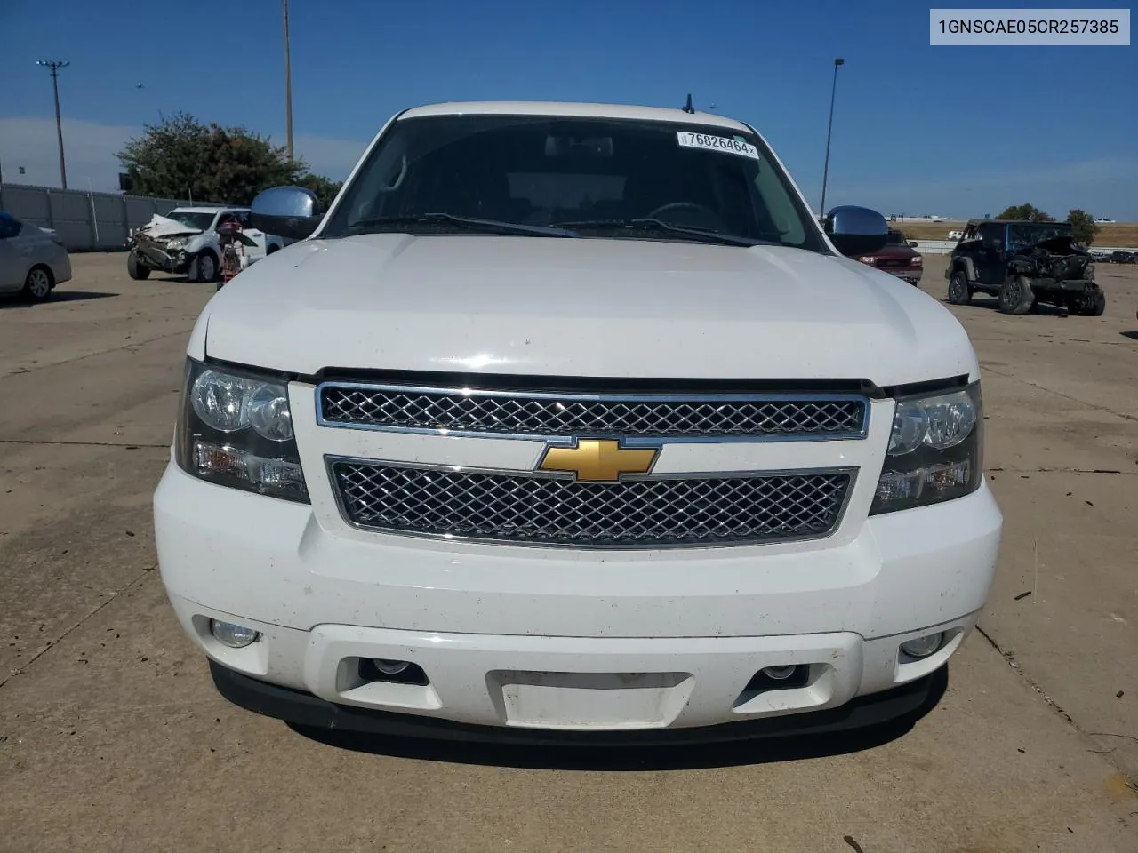 2012 Chevrolet Tahoe C1500 Ls VIN: 1GNSCAE05CR257385 Lot: 76826464