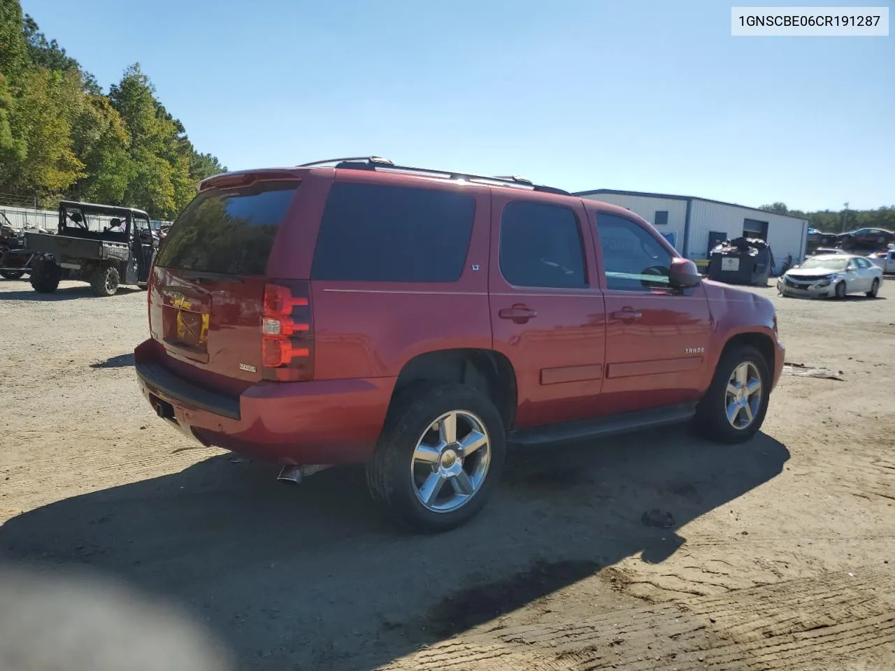 2012 Chevrolet Tahoe C1500 Lt VIN: 1GNSCBE06CR191287 Lot: 77484714