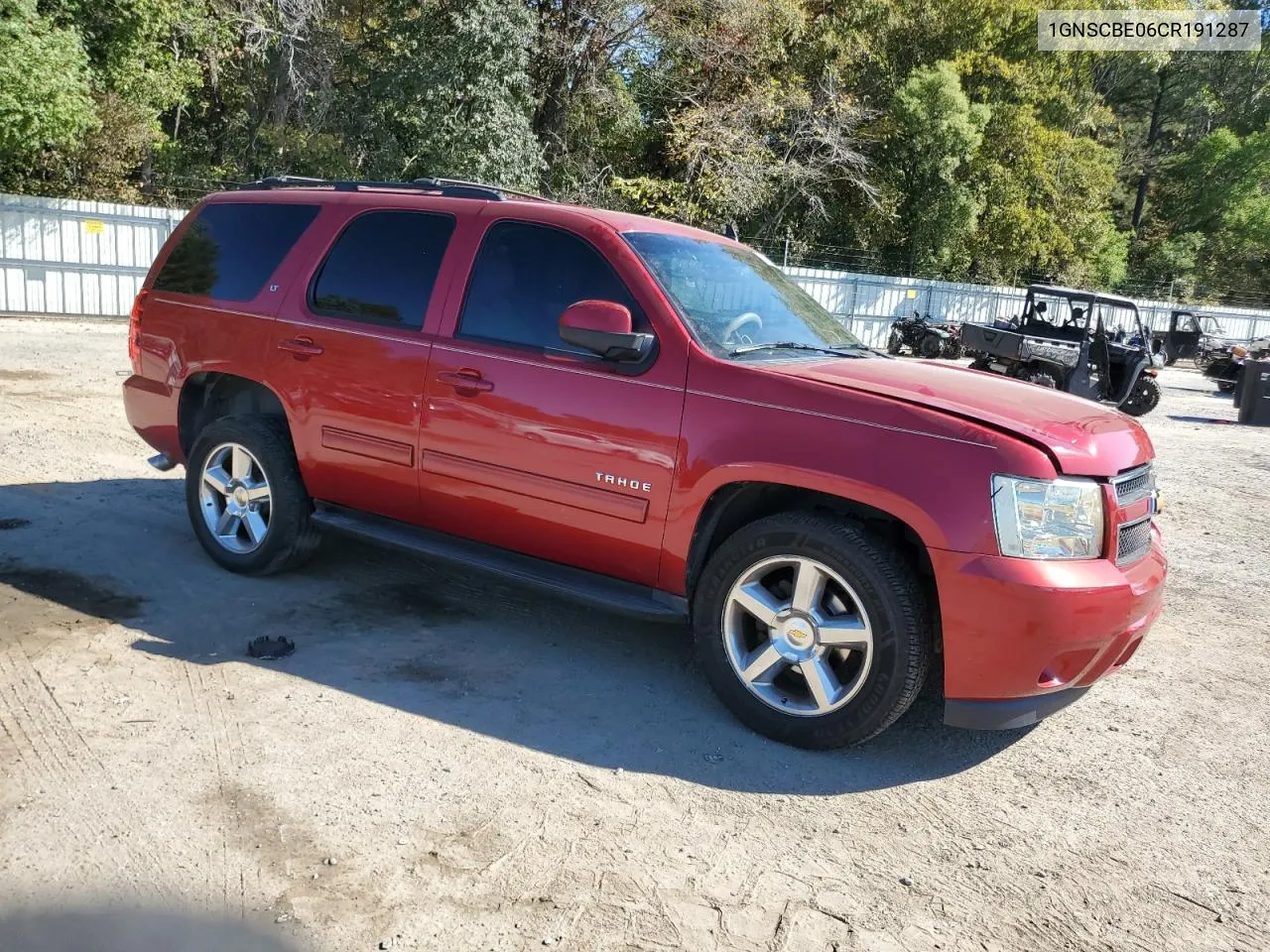 2012 Chevrolet Tahoe C1500 Lt VIN: 1GNSCBE06CR191287 Lot: 77484714