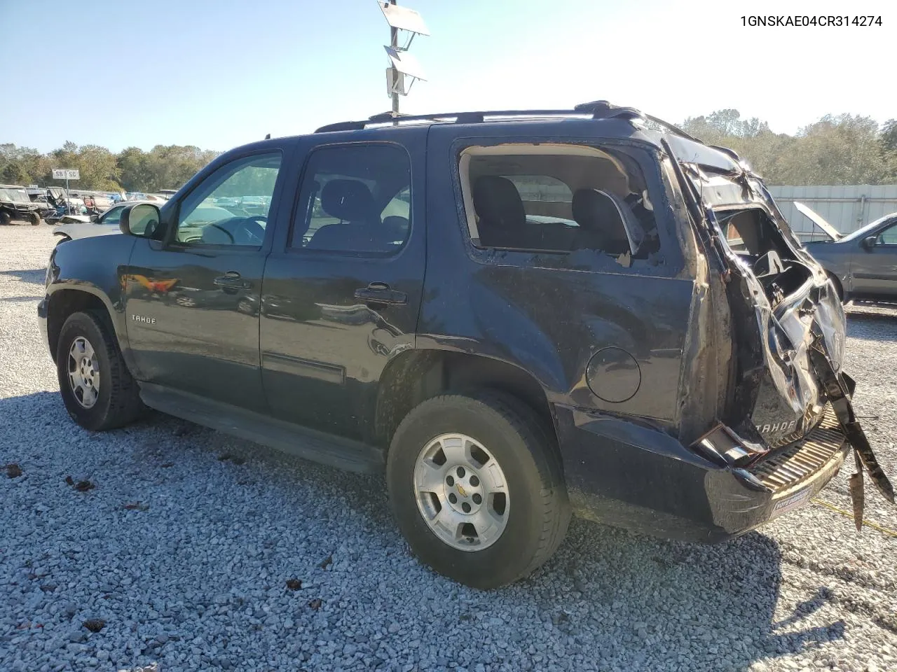 2012 Chevrolet Tahoe K1500 Ls VIN: 1GNSKAE04CR314274 Lot: 77739904