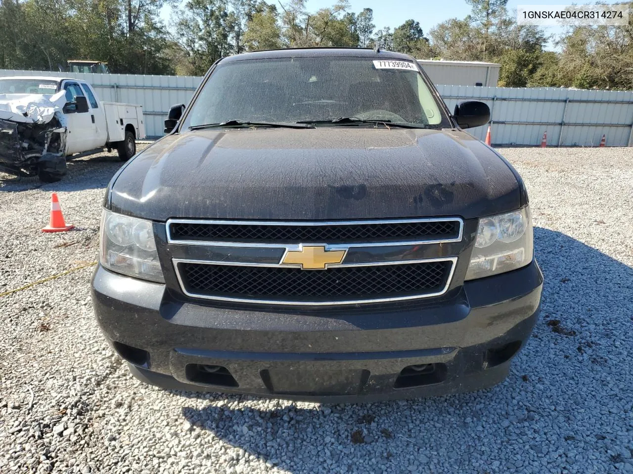 2012 Chevrolet Tahoe K1500 Ls VIN: 1GNSKAE04CR314274 Lot: 77739904