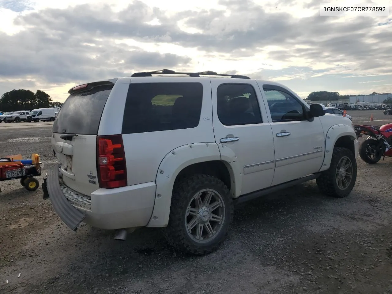 2012 Chevrolet Tahoe K1500 Ltz VIN: 1GNSKCE07CR278592 Lot: 79336204