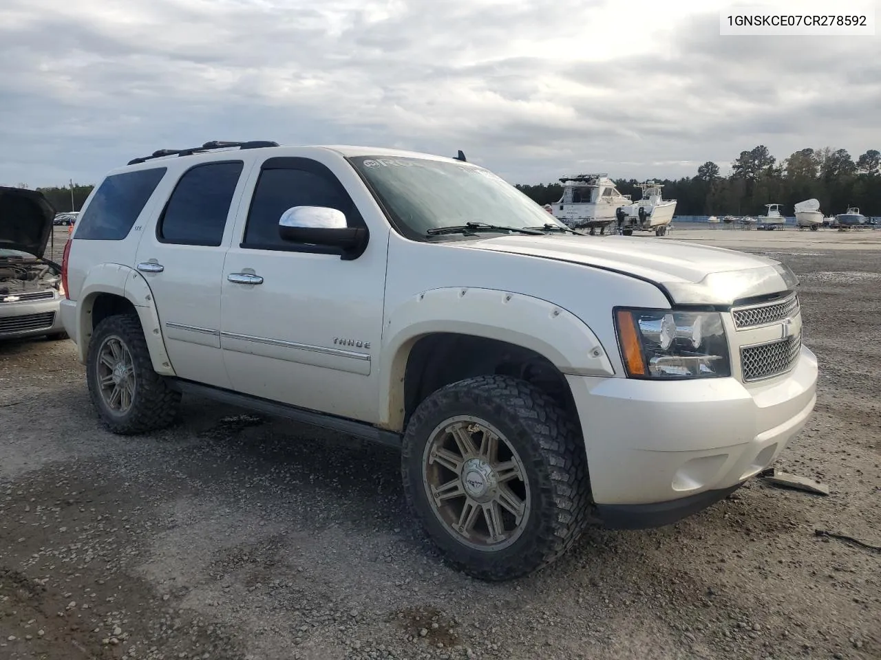 2012 Chevrolet Tahoe K1500 Ltz VIN: 1GNSKCE07CR278592 Lot: 79336204