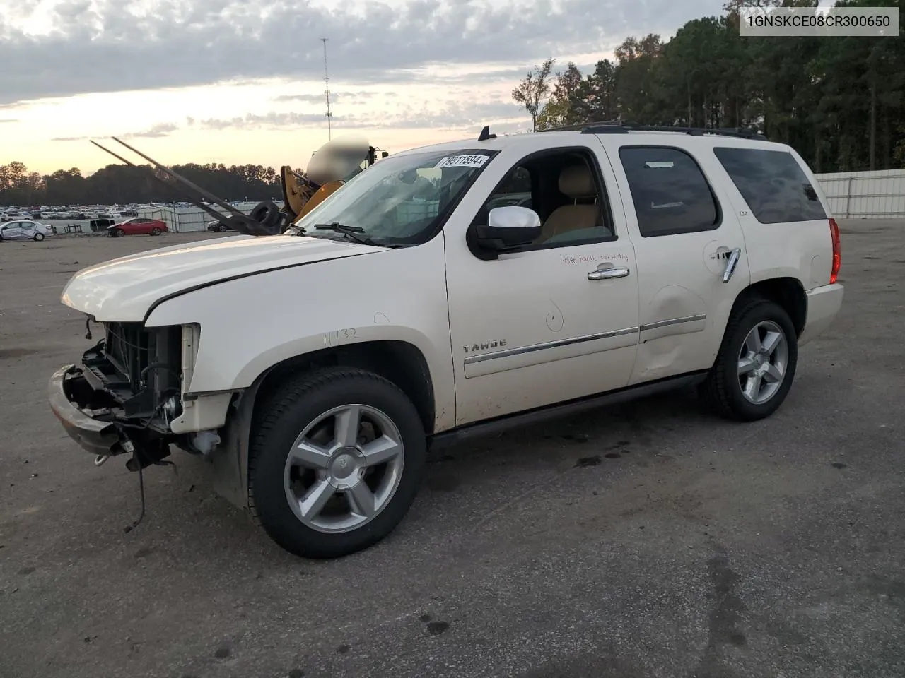 2012 Chevrolet Tahoe K1500 Ltz VIN: 1GNSKCE08CR300650 Lot: 79811594