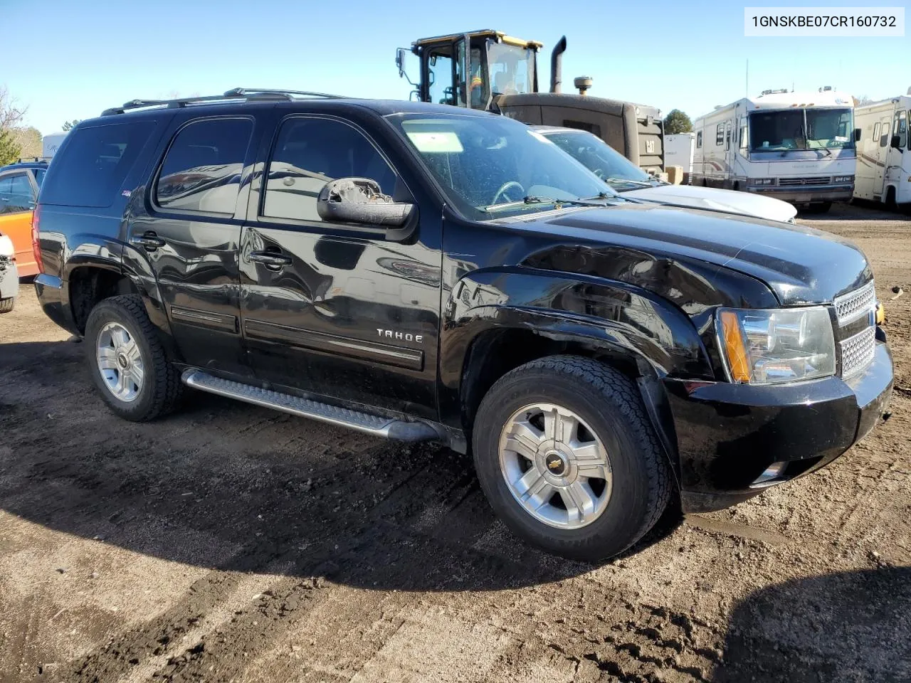 2012 Chevrolet Tahoe K1500 Lt VIN: 1GNSKBE07CR160732 Lot: 80723344