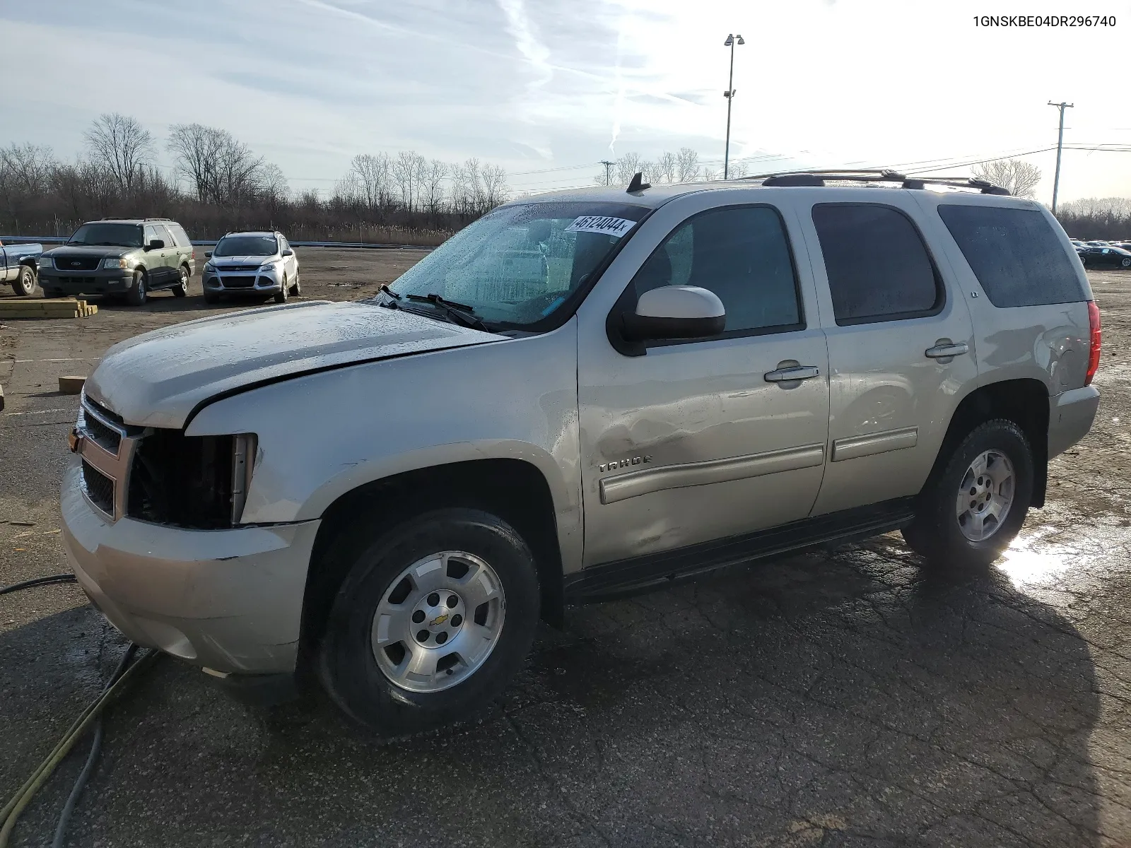 2013 Chevrolet Tahoe K1500 Lt VIN: 1GNSKBE04DR296740 Lot: 46124044