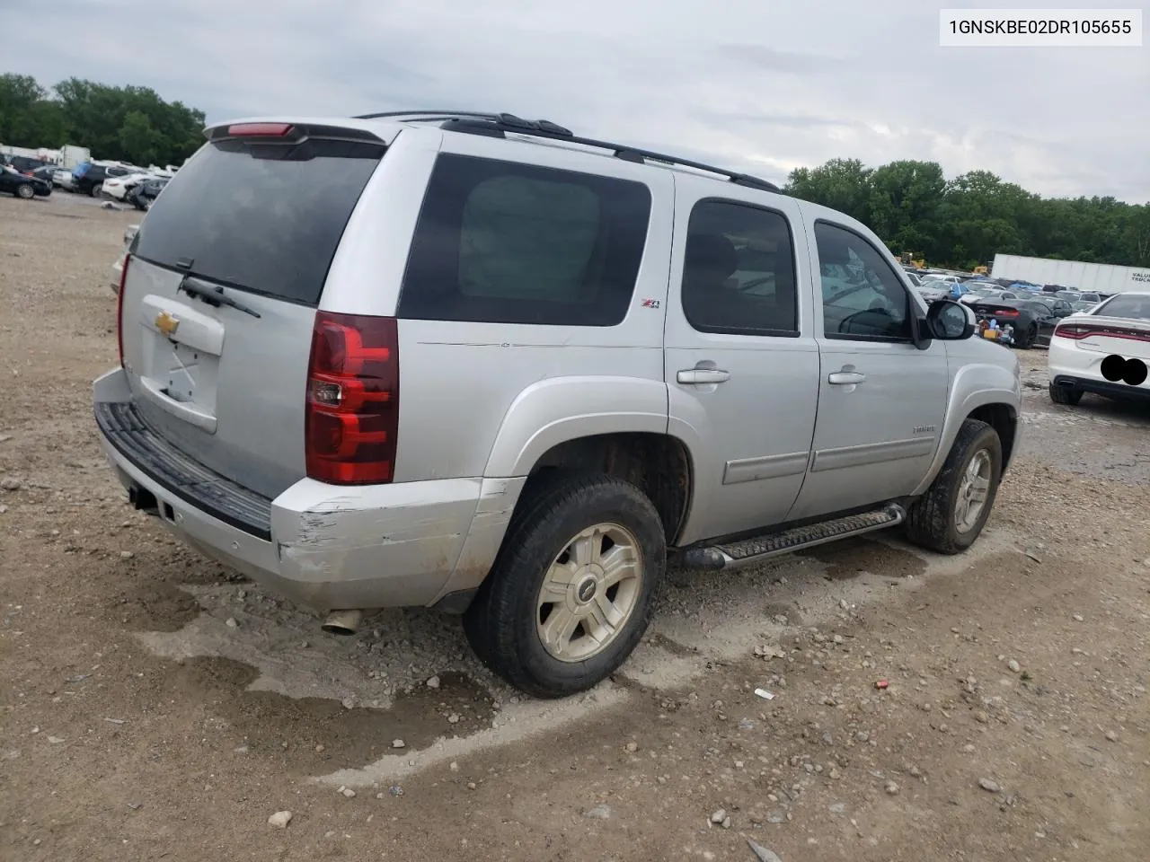 1GNSKBE02DR105655 2013 Chevrolet Tahoe K1500 Lt