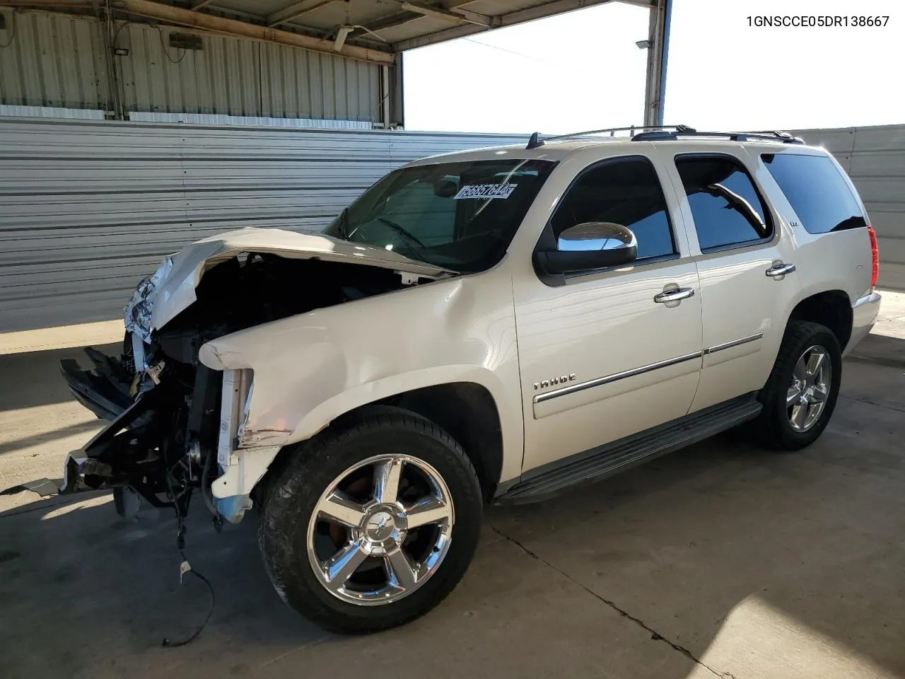 2013 Chevrolet Tahoe C1500 Ltz VIN: 1GNSCCE05DR138667 Lot: 56857644