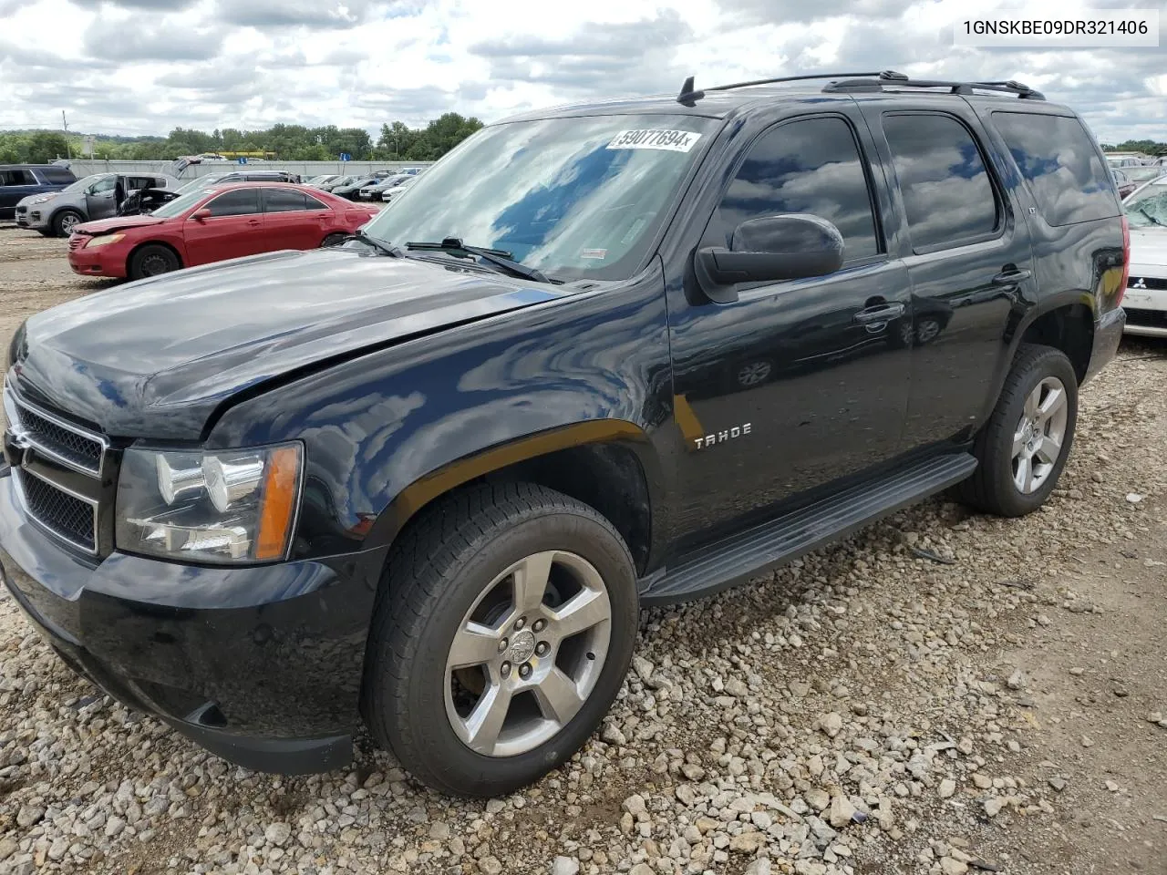 1GNSKBE09DR321406 2013 Chevrolet Tahoe K1500 Lt