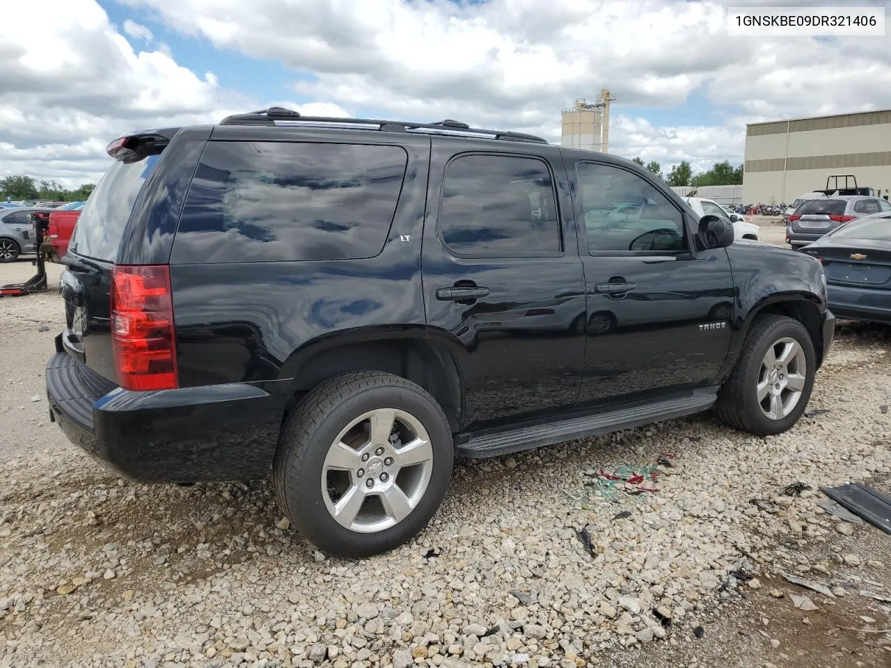 2013 Chevrolet Tahoe K1500 Lt VIN: 1GNSKBE09DR321406 Lot: 59077694