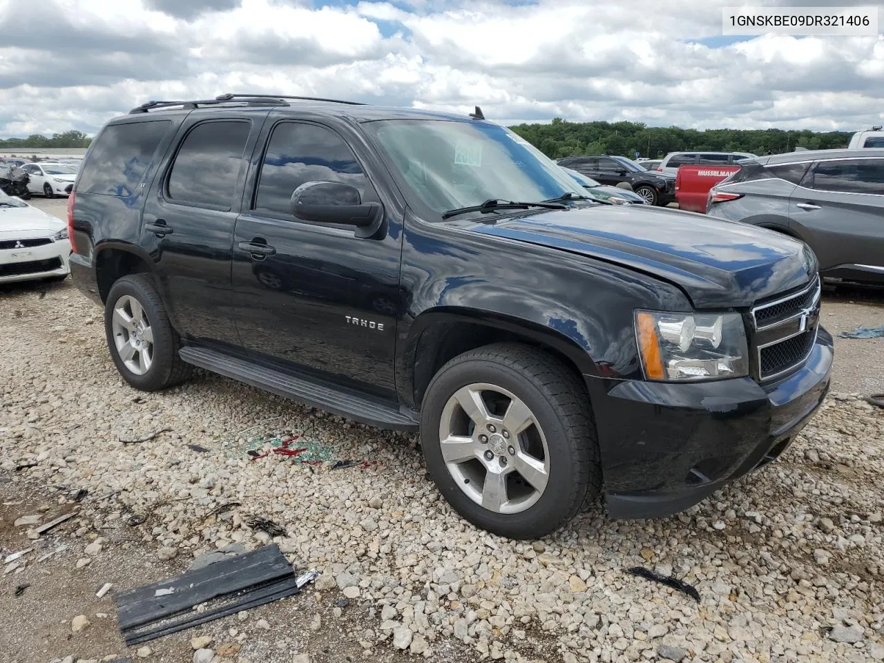 2013 Chevrolet Tahoe K1500 Lt VIN: 1GNSKBE09DR321406 Lot: 59077694