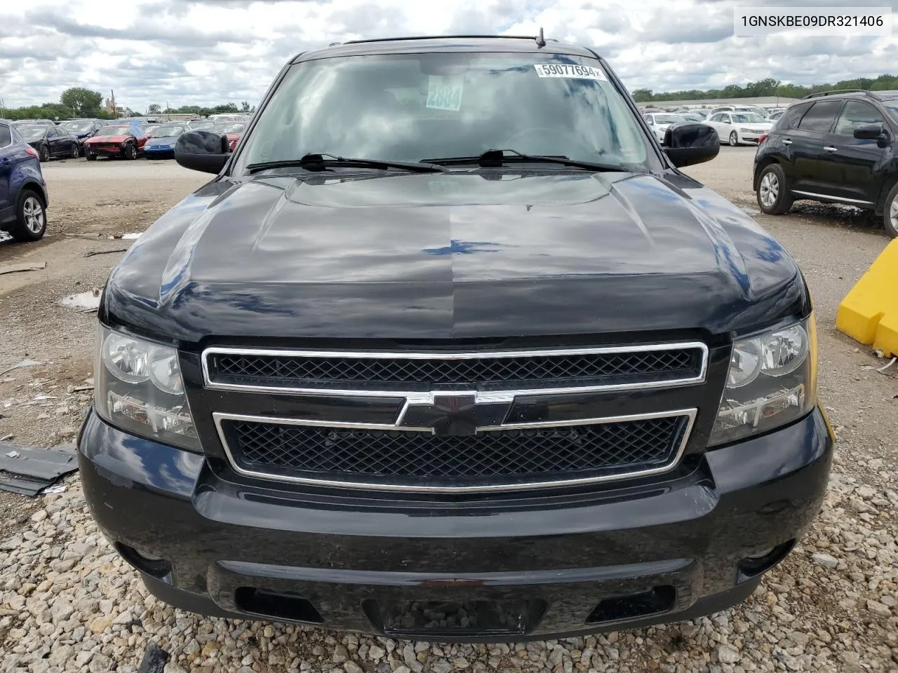 2013 Chevrolet Tahoe K1500 Lt VIN: 1GNSKBE09DR321406 Lot: 59077694