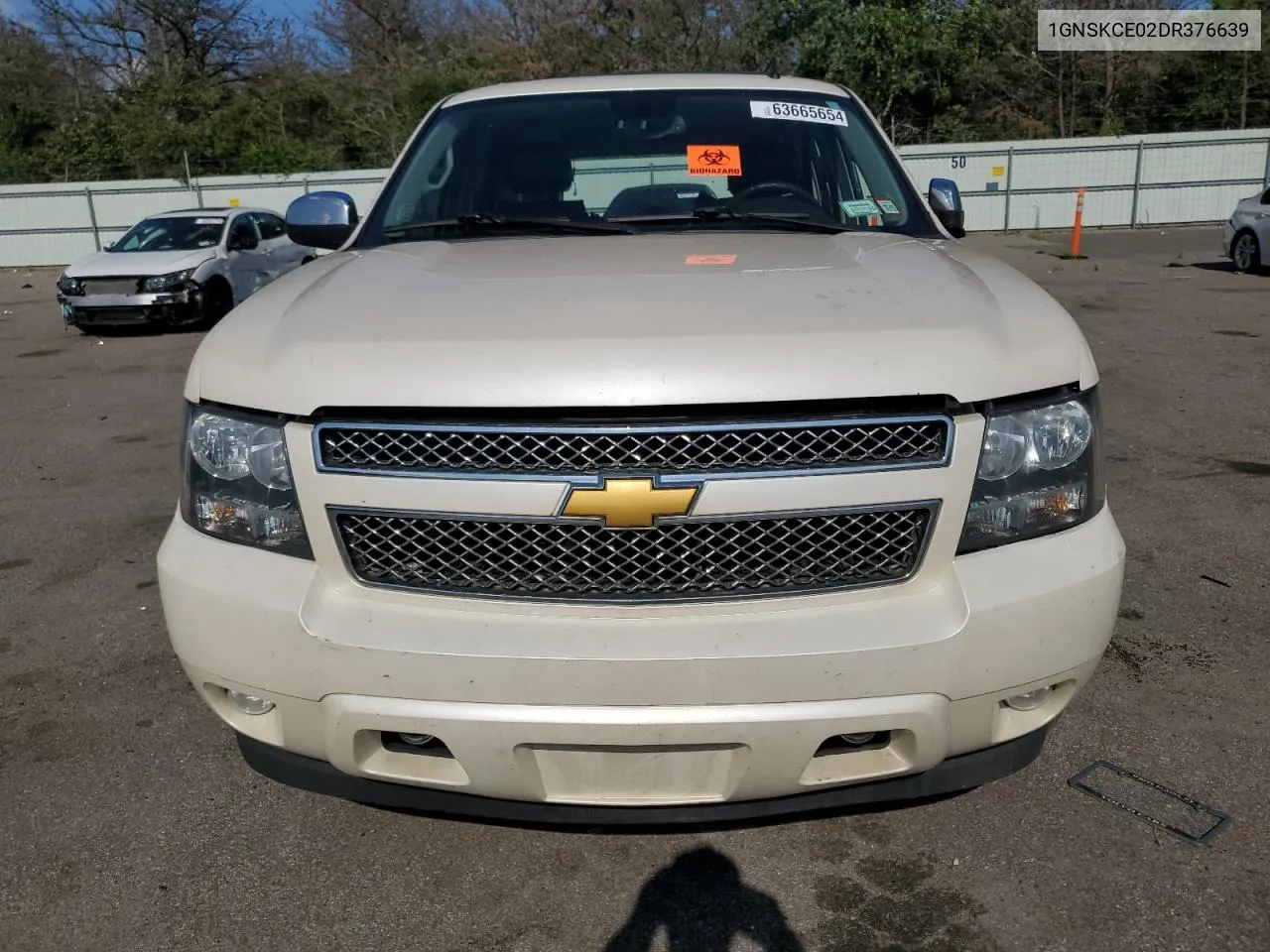 2013 Chevrolet Tahoe K1500 Ltz VIN: 1GNSKCE02DR376639 Lot: 63665654