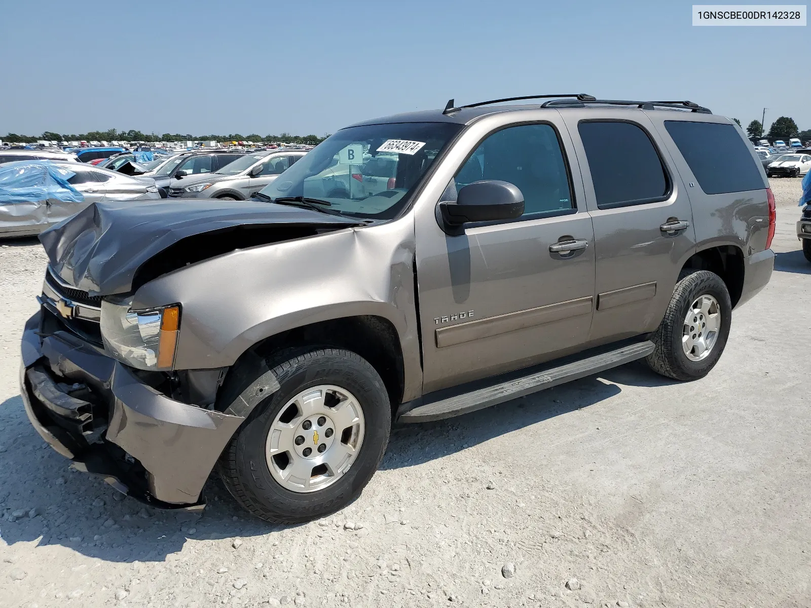 2013 Chevrolet Tahoe C1500 Lt VIN: 1GNSCBE00DR142328 Lot: 66343974