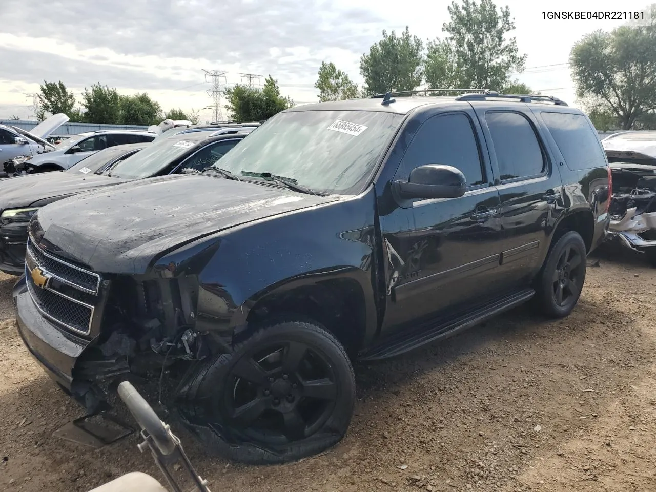 2013 Chevrolet Tahoe K1500 Lt VIN: 1GNSKBE04DR221181 Lot: 66865454