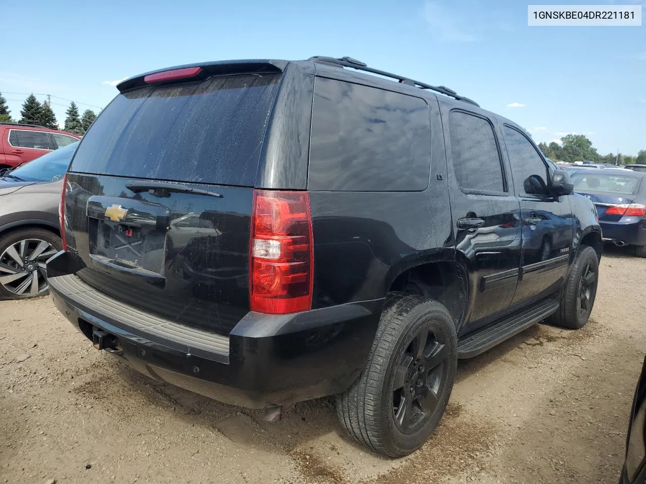 2013 Chevrolet Tahoe K1500 Lt VIN: 1GNSKBE04DR221181 Lot: 66865454