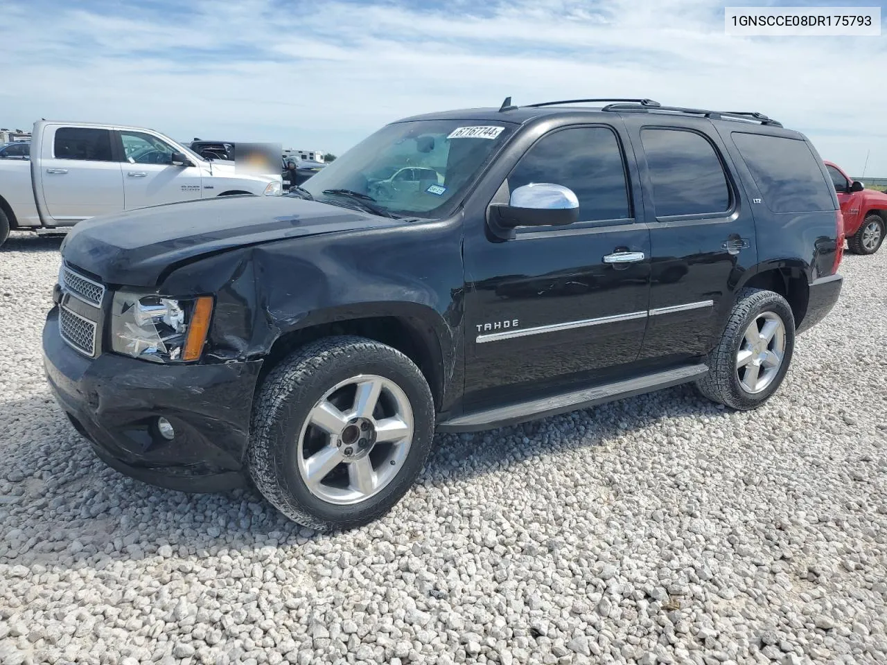 2013 Chevrolet Tahoe C1500 Ltz VIN: 1GNSCCE08DR175793 Lot: 67167744