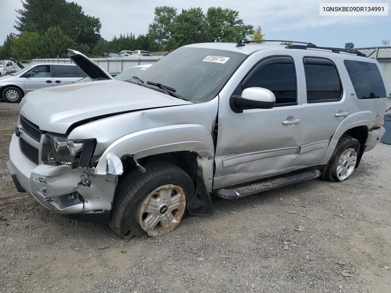 2013 Chevrolet Tahoe K1500 Lt VIN: 1GNSKBE09DR134991 Lot: 67285774