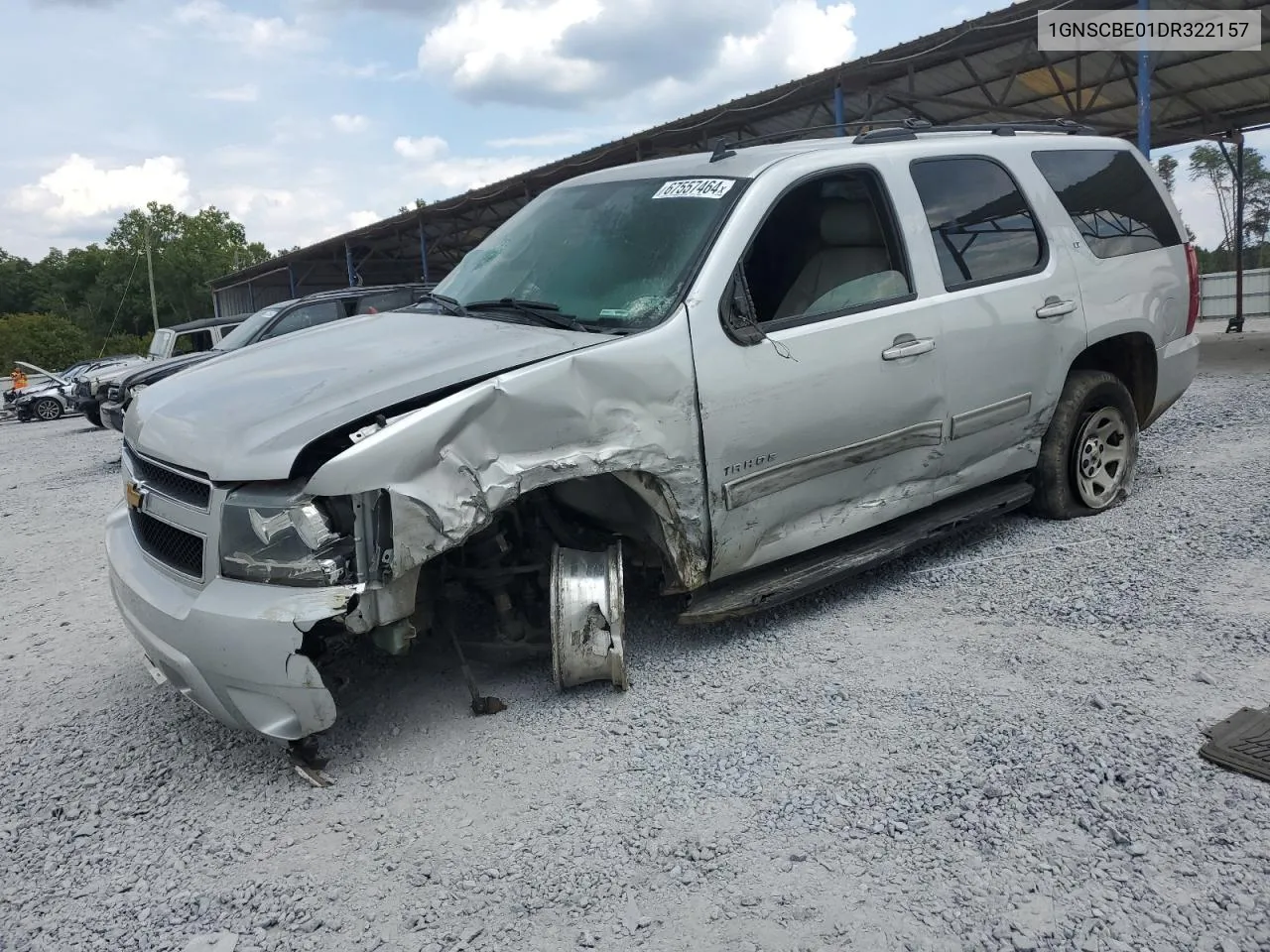 2013 Chevrolet Tahoe C1500 Lt VIN: 1GNSCBE01DR322157 Lot: 67557464