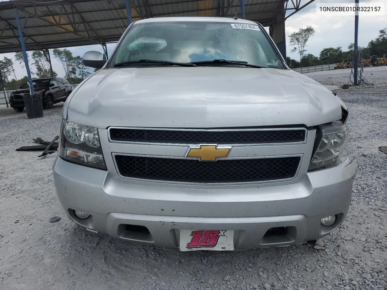 2013 Chevrolet Tahoe C1500 Lt VIN: 1GNSCBE01DR322157 Lot: 67557464