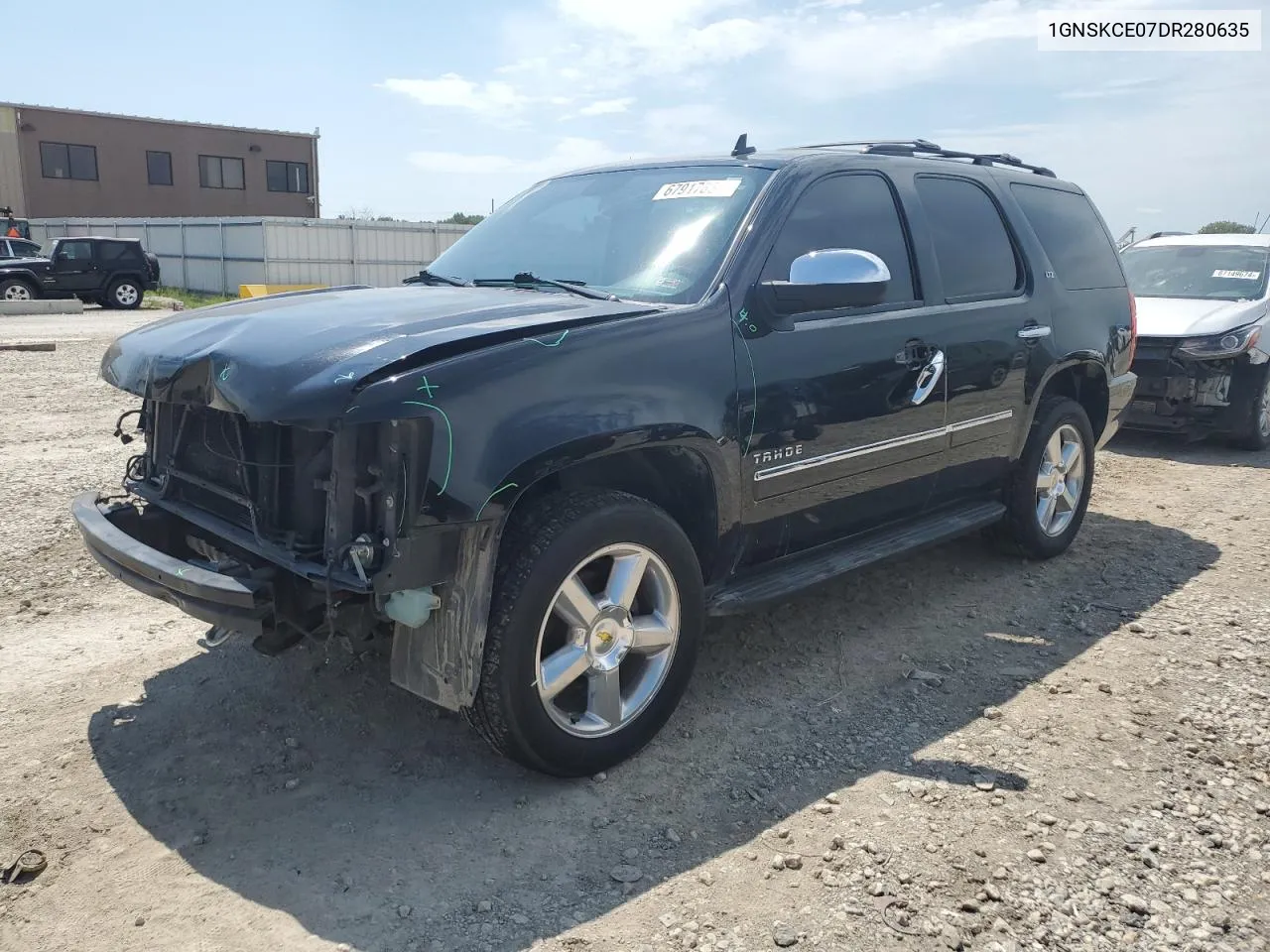 1GNSKCE07DR280635 2013 Chevrolet Tahoe K1500 Ltz