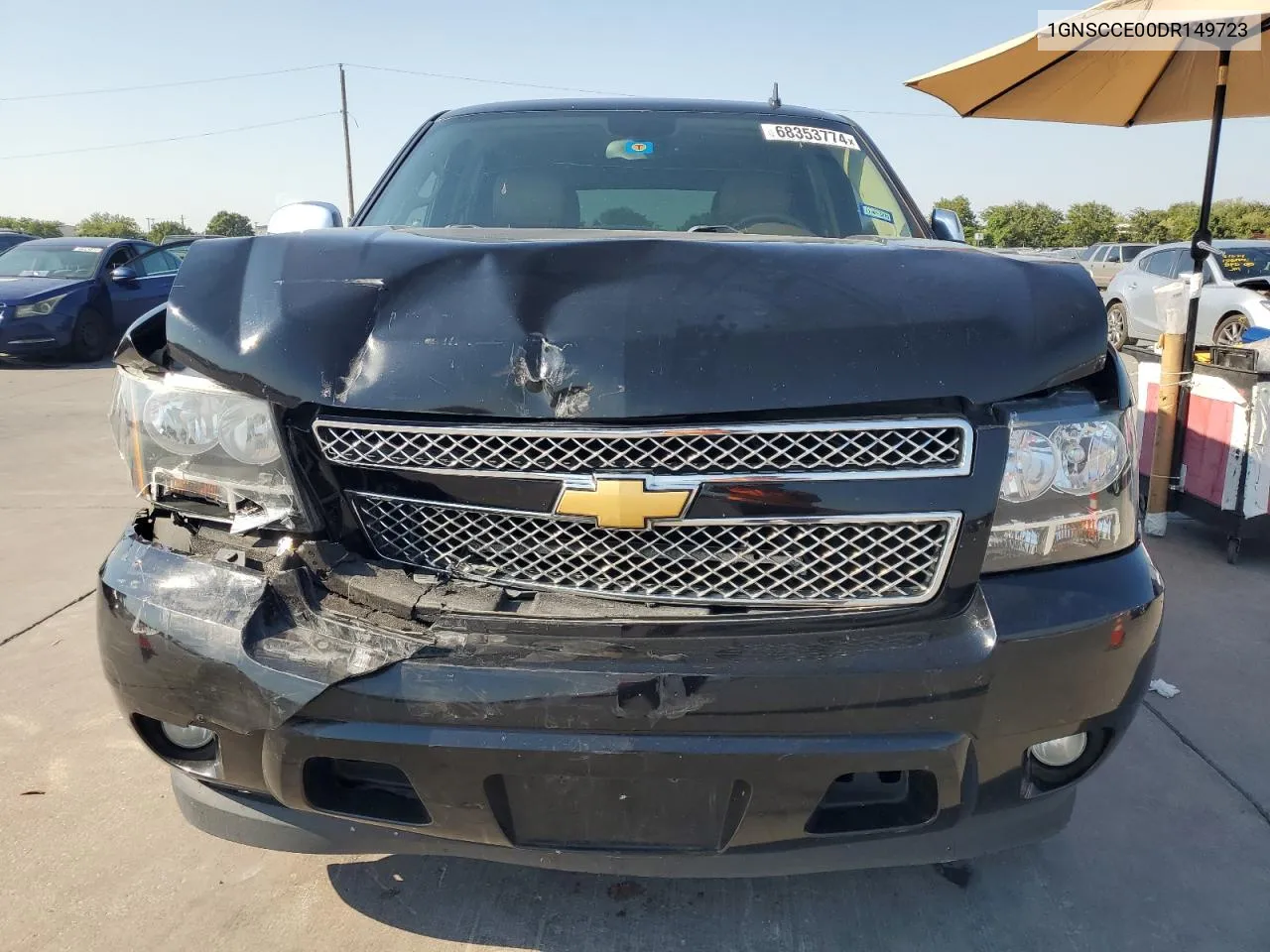 2013 Chevrolet Tahoe C1500 Ltz VIN: 1GNSCCE00DR149723 Lot: 68353774