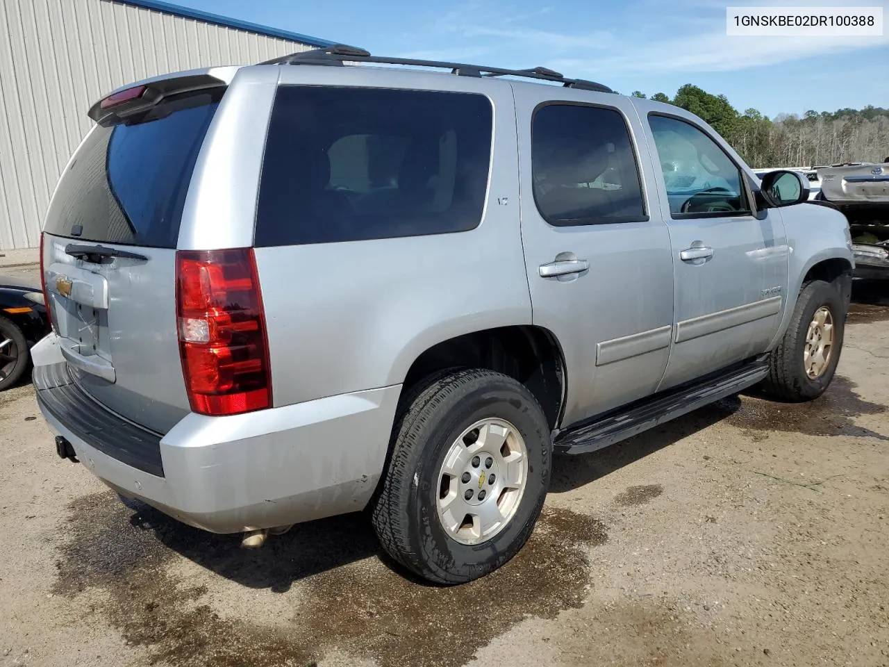 1GNSKBE02DR100388 2013 Chevrolet Tahoe K1500 Lt