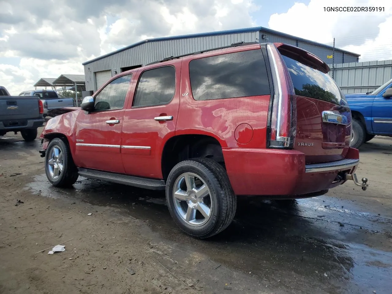 2013 Chevrolet Tahoe C1500 Ltz VIN: 1GNSCCE02DR359191 Lot: 69280654