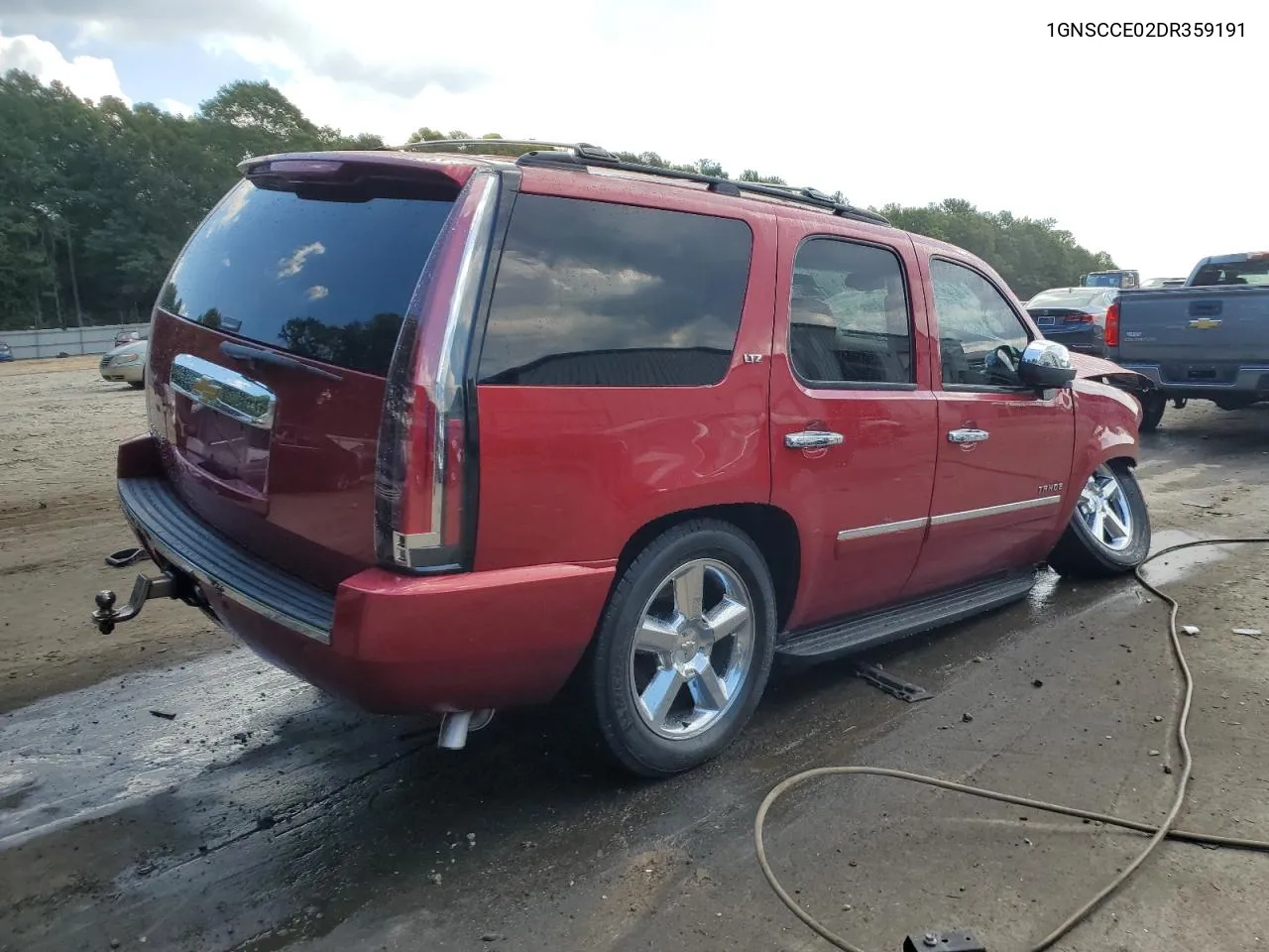 2013 Chevrolet Tahoe C1500 Ltz VIN: 1GNSCCE02DR359191 Lot: 69280654