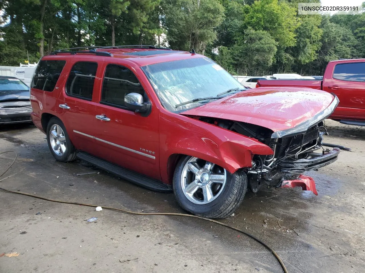 2013 Chevrolet Tahoe C1500 Ltz VIN: 1GNSCCE02DR359191 Lot: 69280654