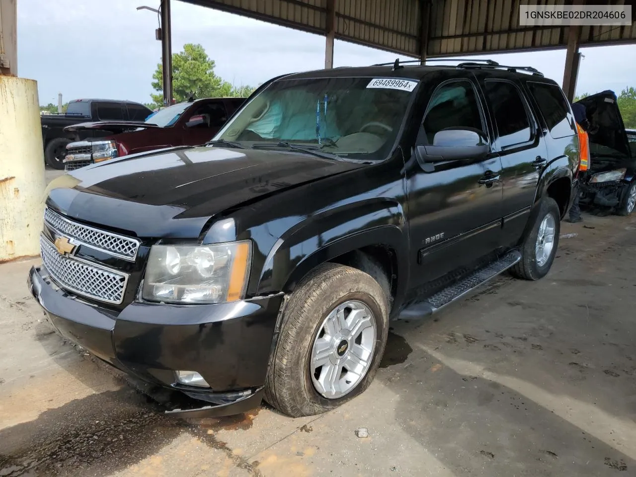 1GNSKBE02DR204606 2013 Chevrolet Tahoe K1500 Lt