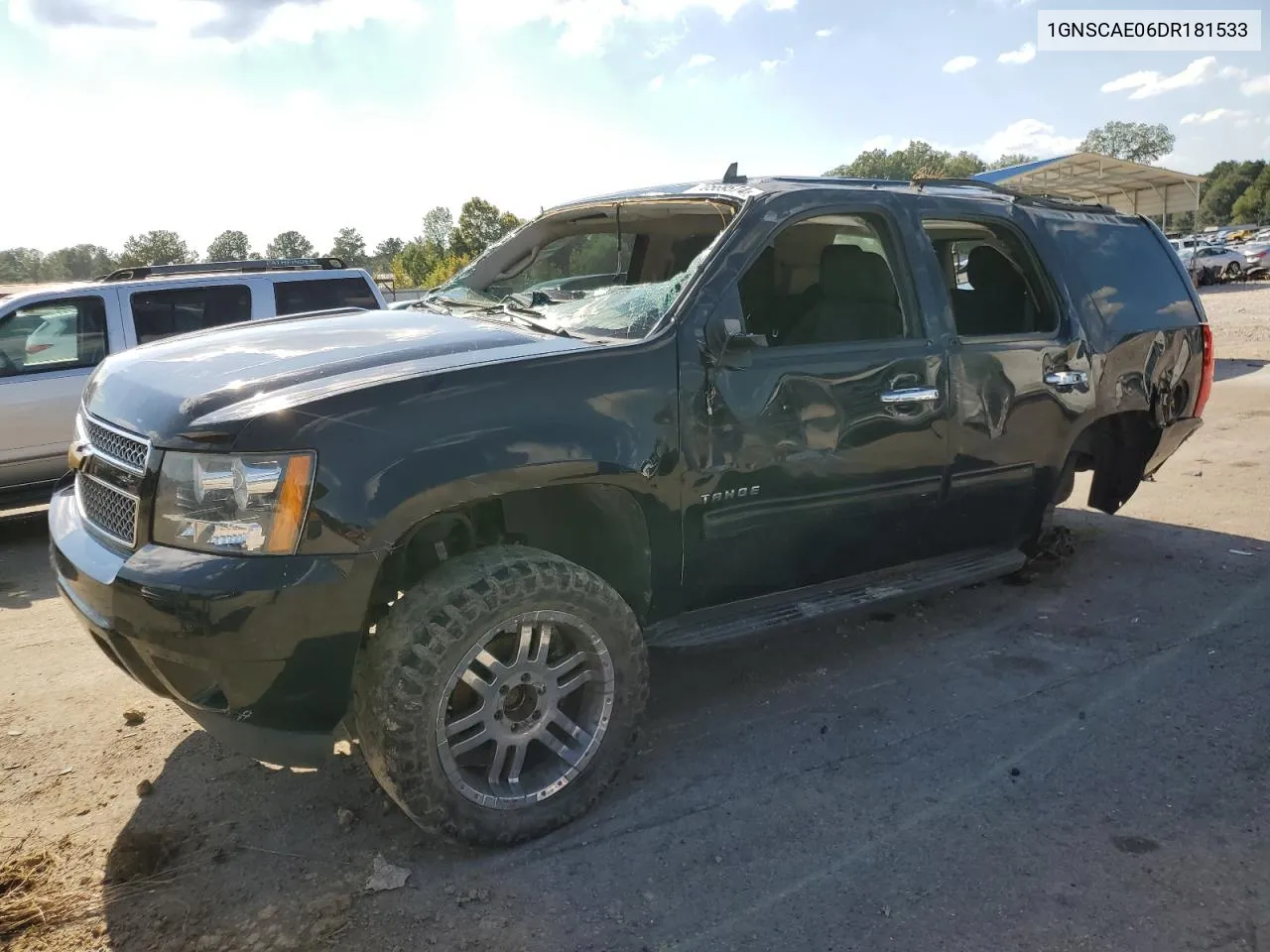 2013 Chevrolet Tahoe C1500 Ls VIN: 1GNSCAE06DR181533 Lot: 70569574