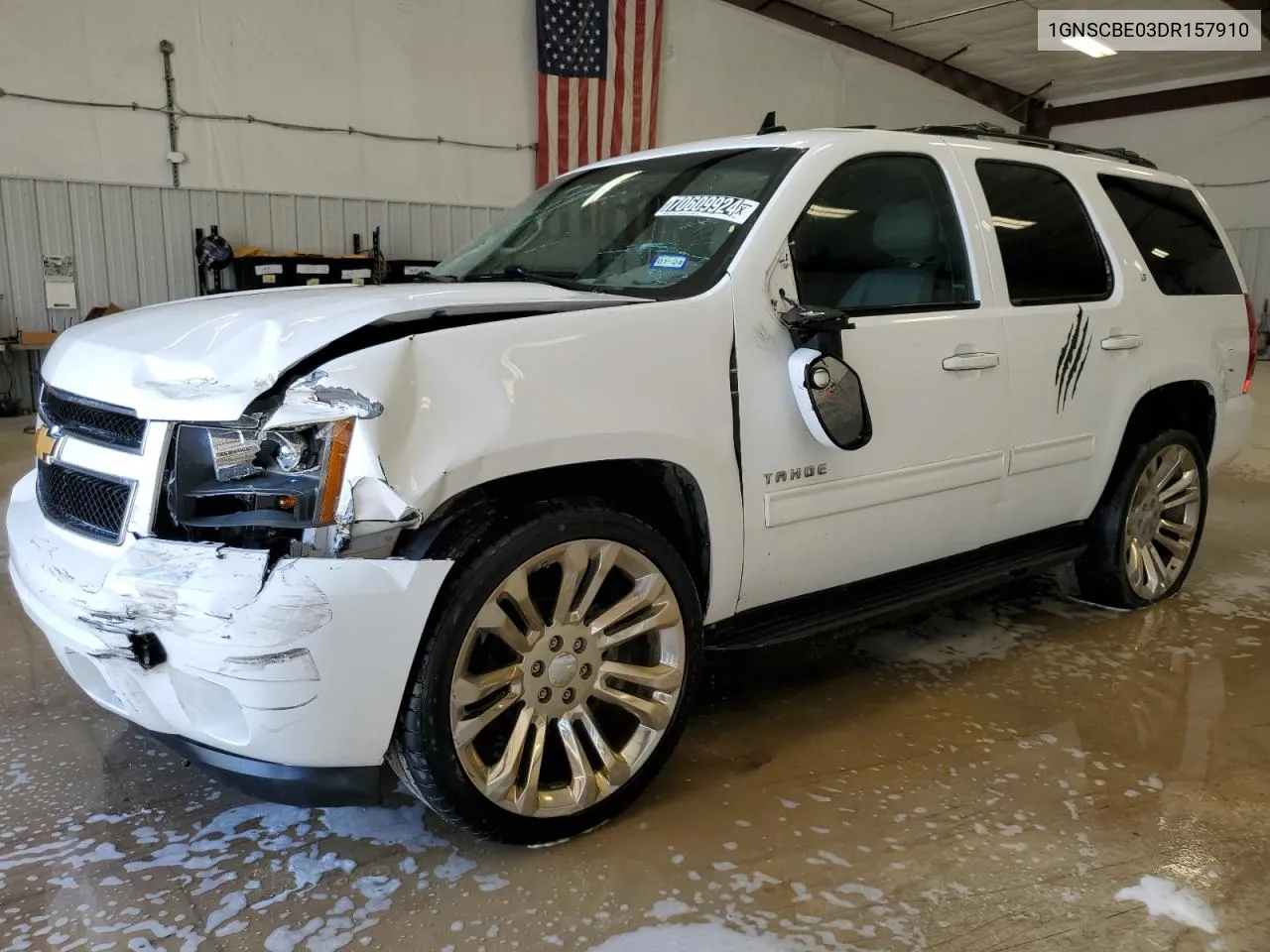 2013 Chevrolet Tahoe C1500 Lt VIN: 1GNSCBE03DR157910 Lot: 70609924