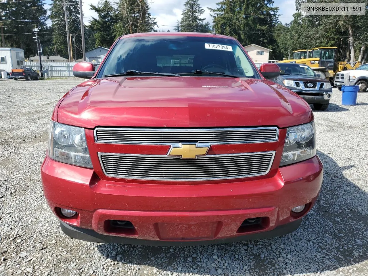 1GNSKBE0XDR111591 2013 Chevrolet Tahoe K1500 Lt