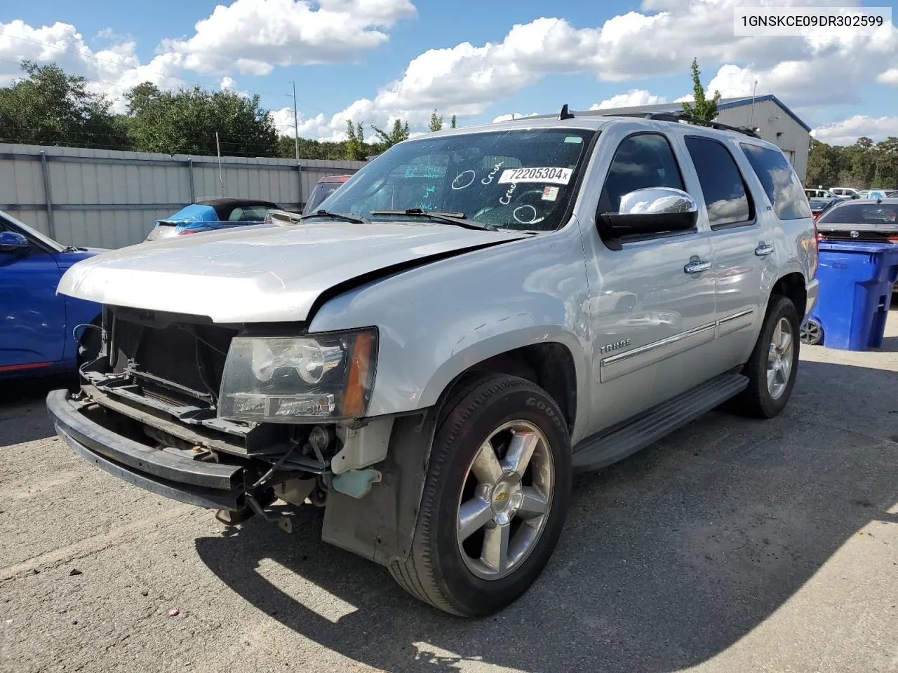 2013 Chevrolet Tahoe K1500 Ltz VIN: 1GNSKCE09DR302599 Lot: 72205304