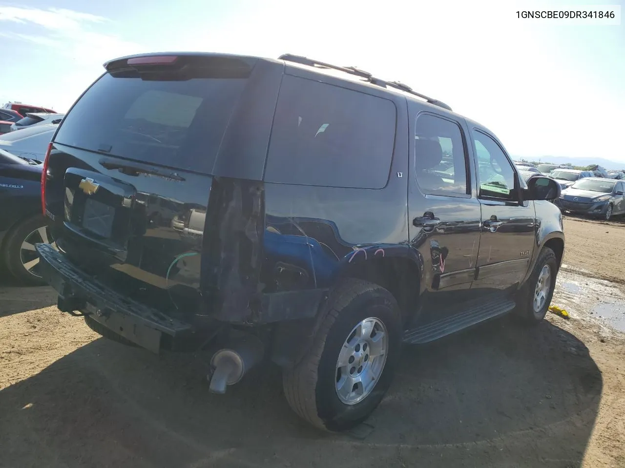 2013 Chevrolet Tahoe C1500 Lt VIN: 1GNSCBE09DR341846 Lot: 72515104