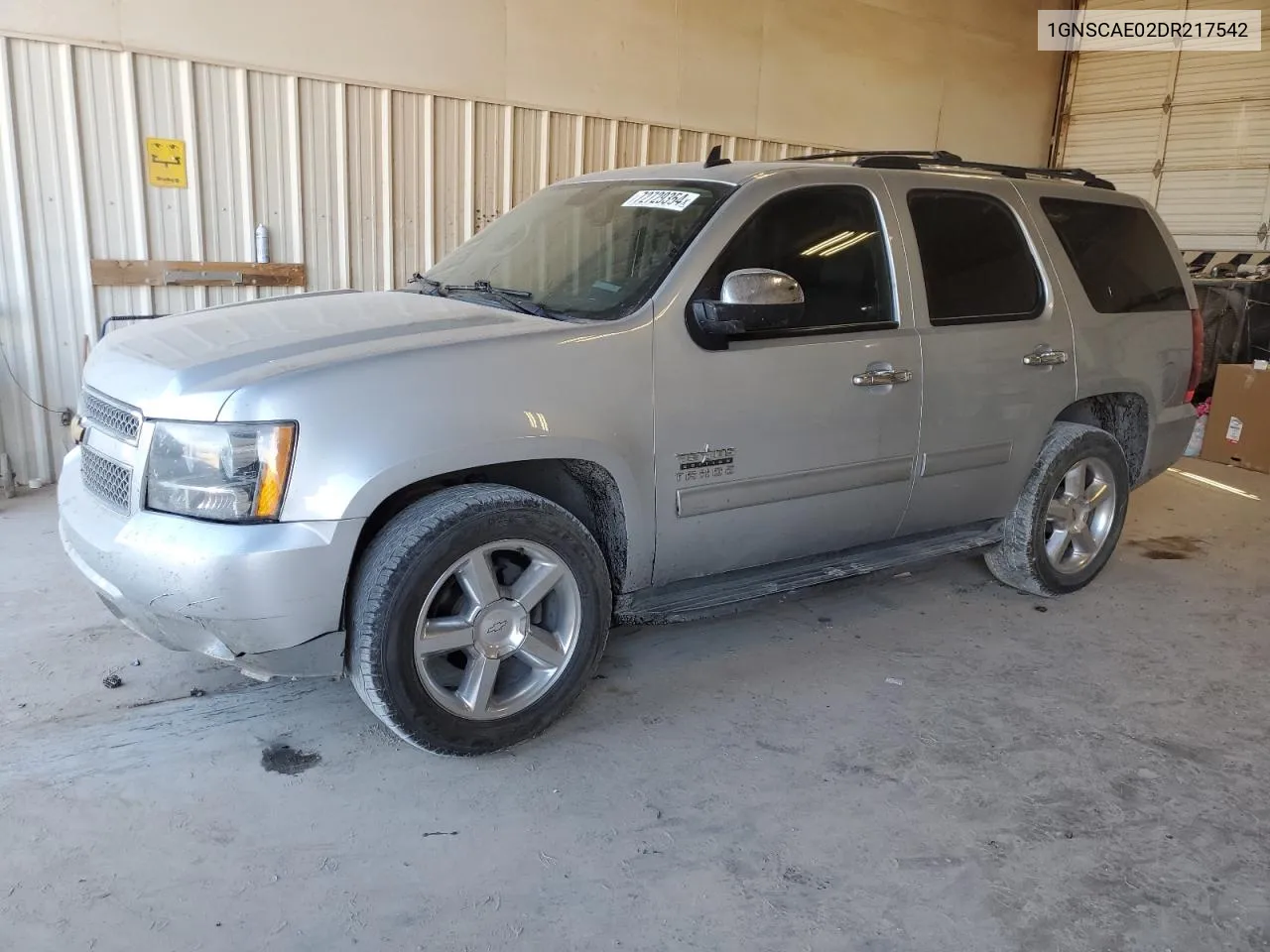 2013 Chevrolet Tahoe C1500 Ls VIN: 1GNSCAE02DR217542 Lot: 72729354