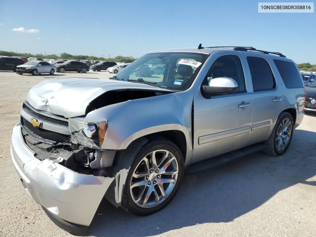 2013 Chevrolet Tahoe C1500 Lt VIN: 1GNSCBE08DR358816 Lot: 73387744