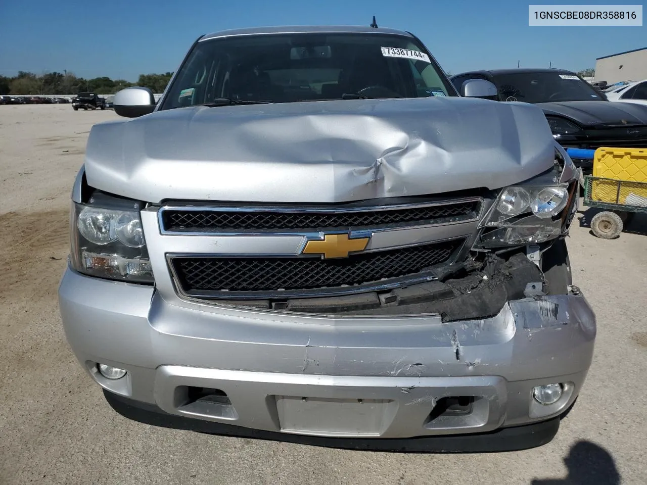 2013 Chevrolet Tahoe C1500 Lt VIN: 1GNSCBE08DR358816 Lot: 73387744