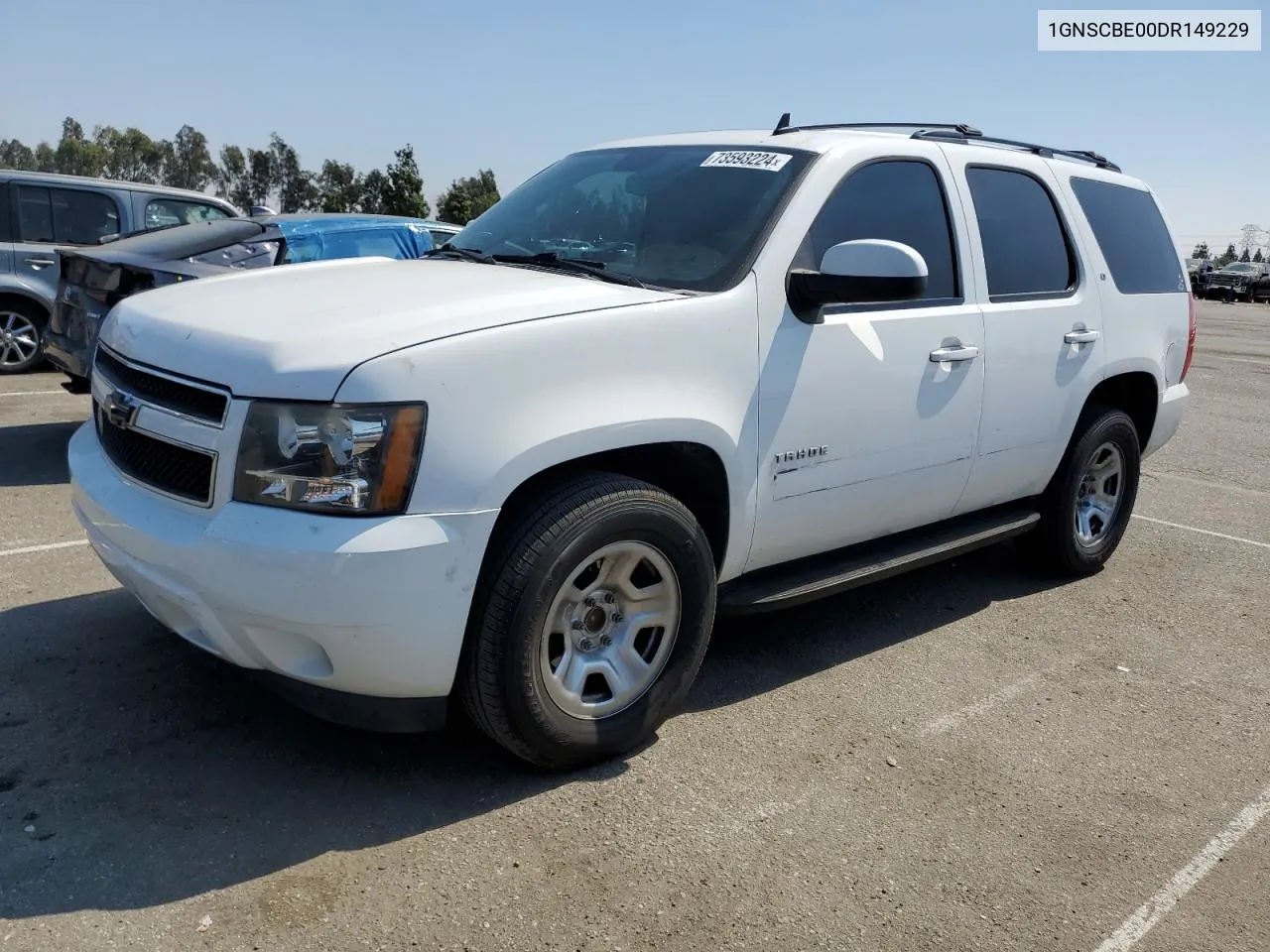 2013 Chevrolet Tahoe C1500 Lt VIN: 1GNSCBE00DR149229 Lot: 73593224