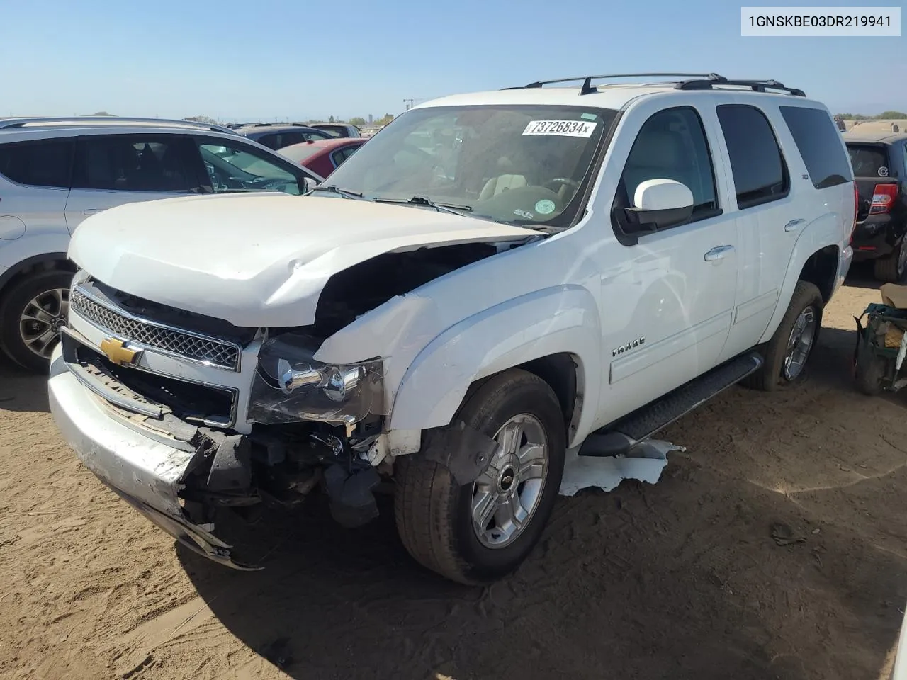 2013 Chevrolet Tahoe K1500 Lt VIN: 1GNSKBE03DR219941 Lot: 73726834