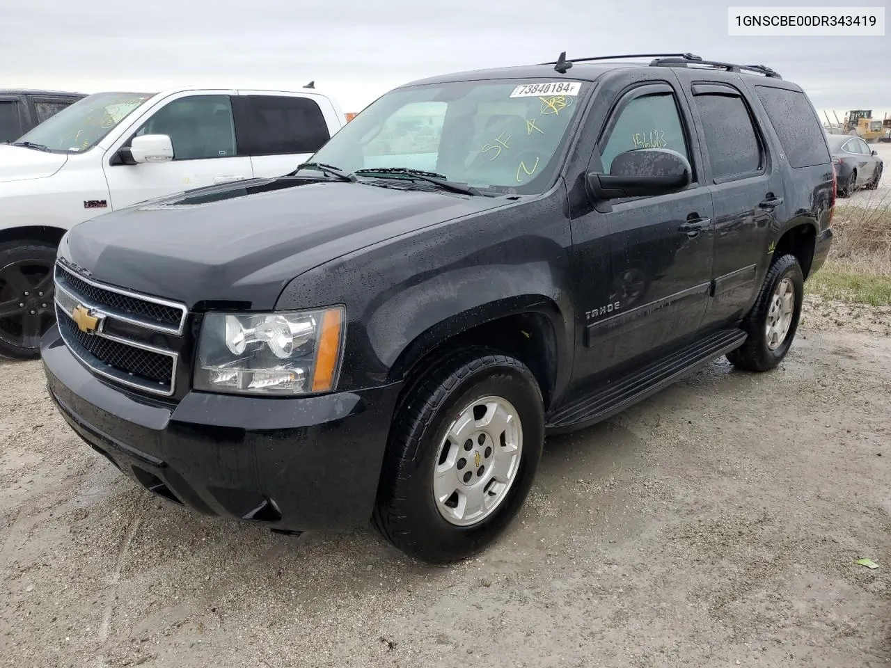 2013 Chevrolet Tahoe C1500 Lt VIN: 1GNSCBE00DR343419 Lot: 73840184