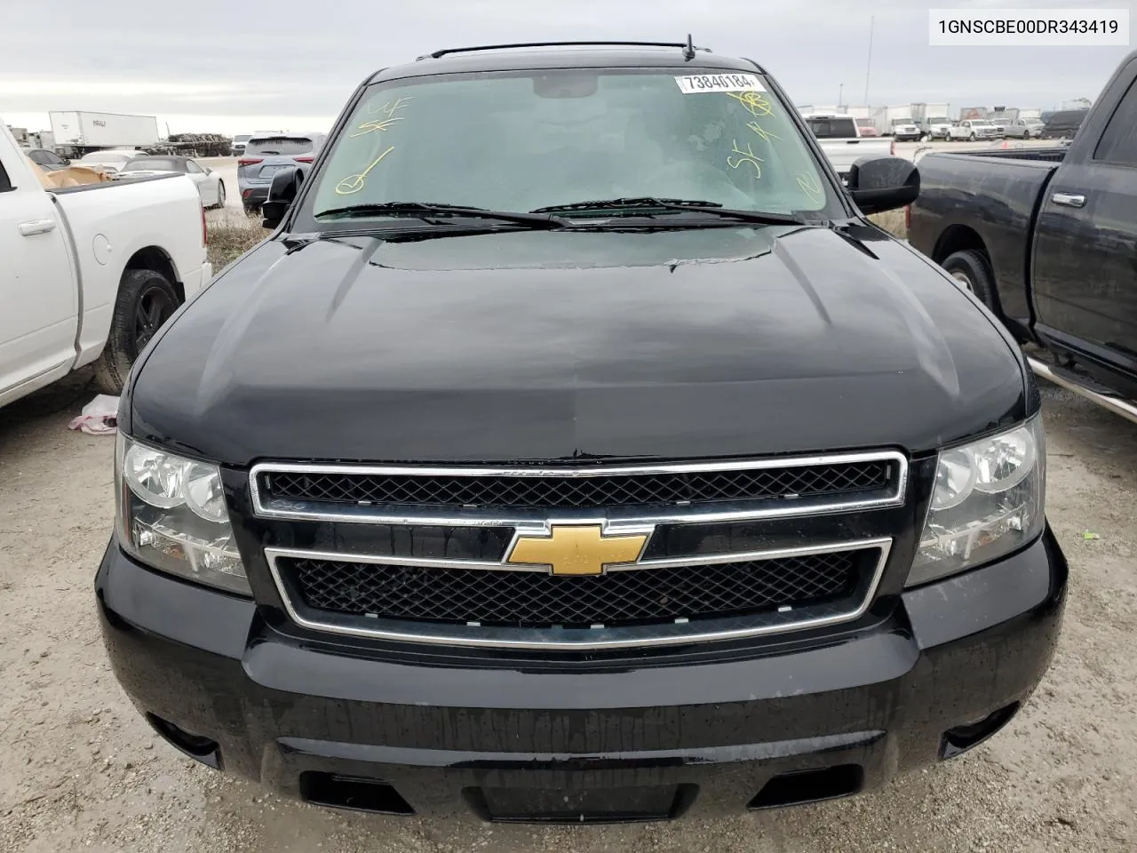 2013 Chevrolet Tahoe C1500 Lt VIN: 1GNSCBE00DR343419 Lot: 73840184