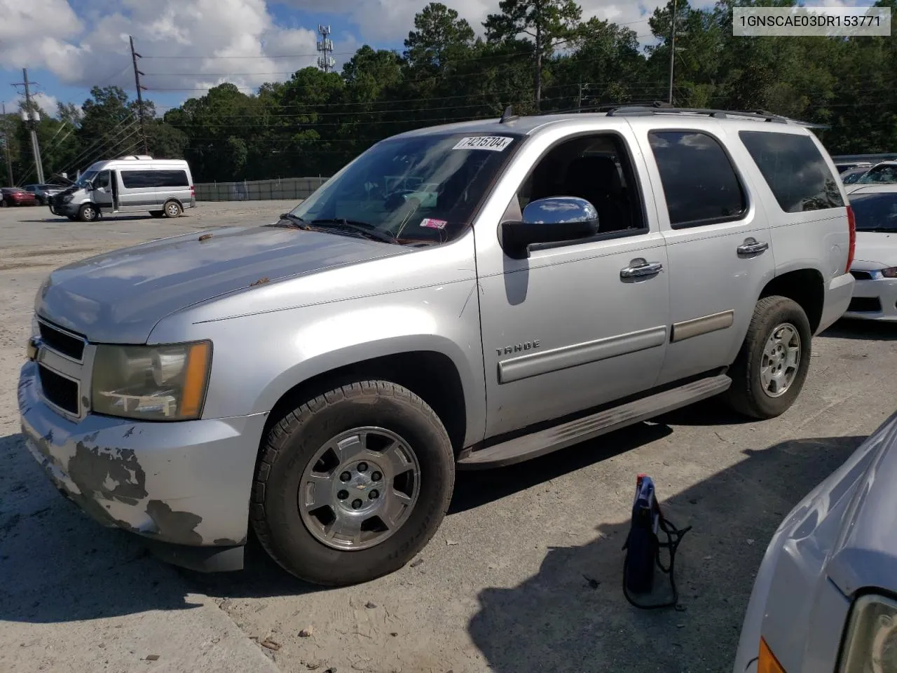 2013 Chevrolet Tahoe C1500 Ls VIN: 1GNSCAE03DR153771 Lot: 74215704