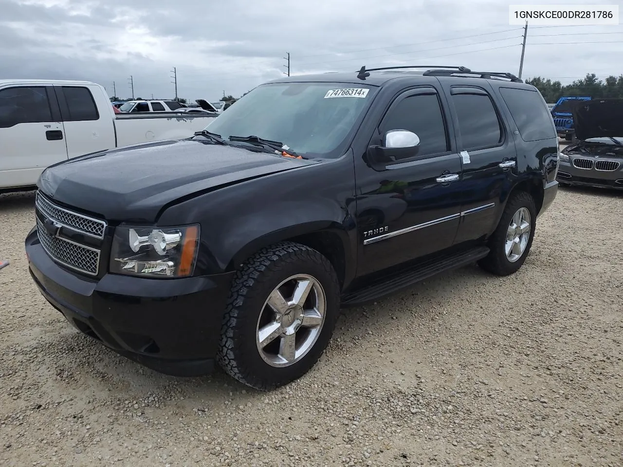 2013 Chevrolet Tahoe K1500 Ltz VIN: 1GNSKCE00DR281786 Lot: 74766314