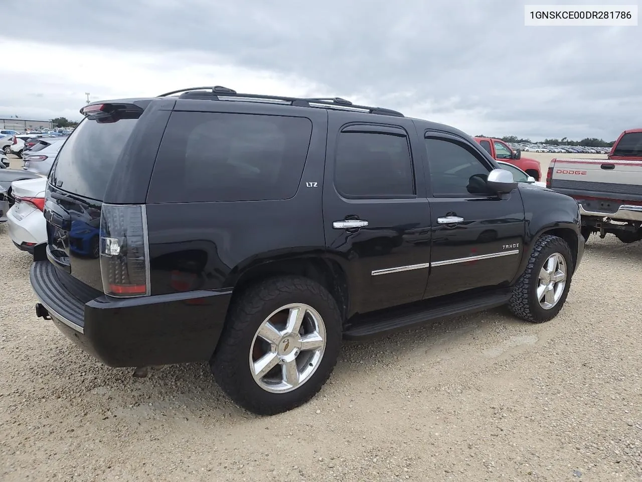 2013 Chevrolet Tahoe K1500 Ltz VIN: 1GNSKCE00DR281786 Lot: 74766314